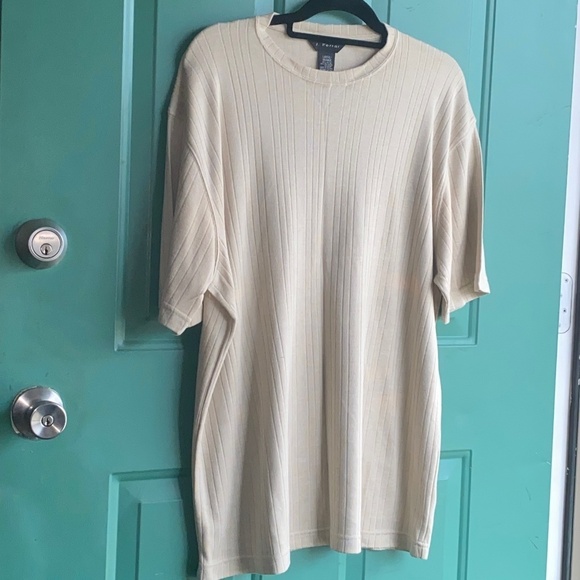 J ferrar size large men’s cream shirt - Picture 1 of 4
